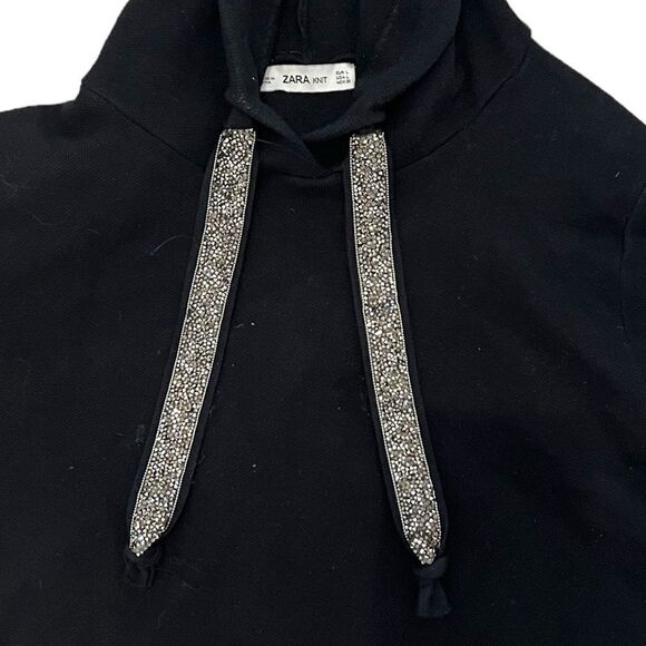 Zara  cropped knit with sparkle detailing - Picture 3 of 4